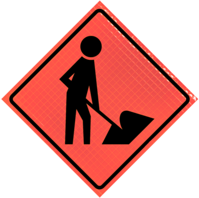 48-SBO-4LEX-MWS.png WORKER (Symbol) (W21-1) 48" Roll-Up Super Bright™