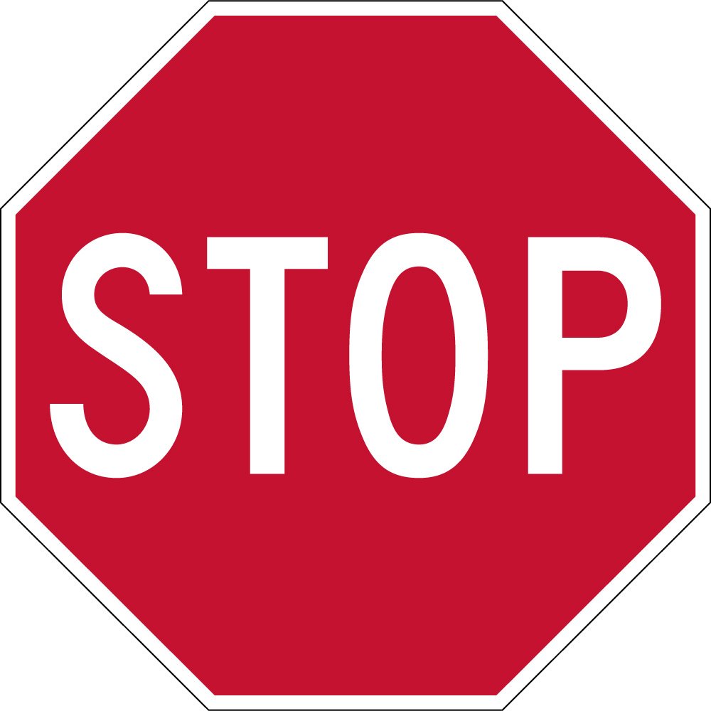 stop sign r1-1 aluminum stop signs printed in USA