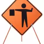 tripod traffic sign stand