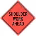 shoulder work ahead super bright vinyl roll up