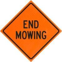 end mowing