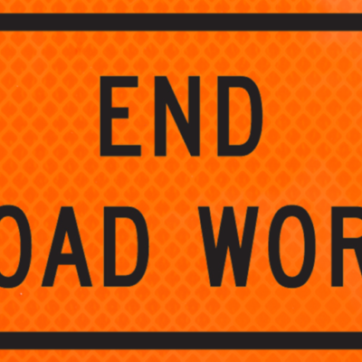 EndRoad Work (g20-2) 48" diamond Grade™  Roll-up