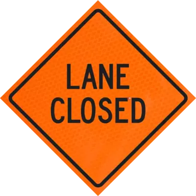 Lane Closed 36