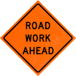 Road Work Ahead (w20-1) 36" Diamond Grade™ Roll-up | Road Work Ahead (w20-1) 36" Diamond Grade™ Roll-up