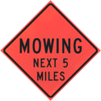 Mowing Ext 5 Miles 36" Marathon™ Roll-up - Image 1