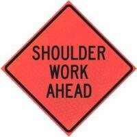 shoulder work ahead