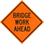 bridge work ahead