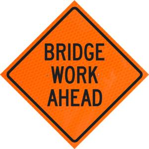 bridge work ahead