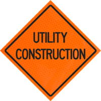 UTILITY CONSTRUCTION 48" Diamond Grade™ Roll-Up