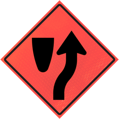 Keep Right 48" Marathon™  Roll-up