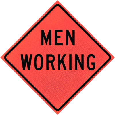 Men Working 48" Marathon™ Roll-up