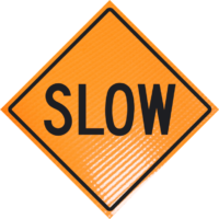 Slow 48" non-reflective roll-up