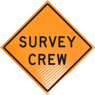 | Sobriety check point 48" non-reflective roll-up sign