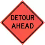 detour ahead super brite roll up