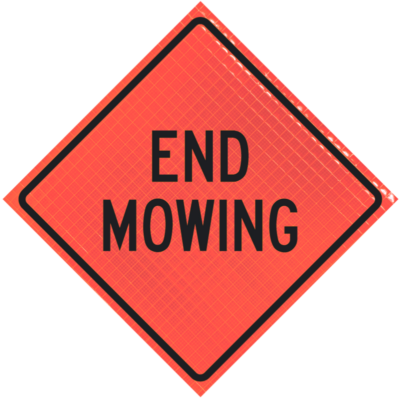 48-SBO-4LEX-EM.png | End Mowing 48" Super Bright™ Roll-up Sign