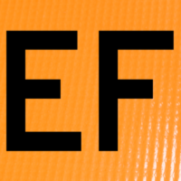Left overlay 48" non-reflective roll-up sign