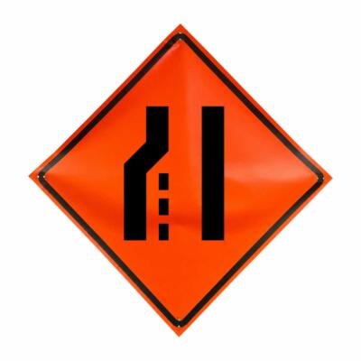 Left lane reduction