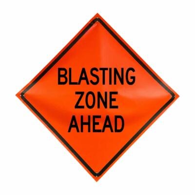 blasting zone ahead
