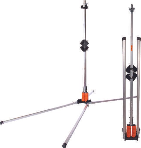 Dual Recoil max Wind Deflecting Sign Stand