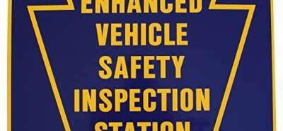 Vehicle Safety Inspection Station Sign