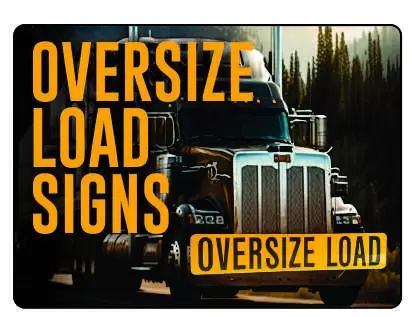 Signs in Wide Load Transportation