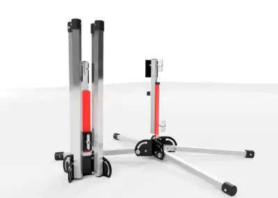 Temporary Traffic Control Portable Compact Sign Stand Steel
