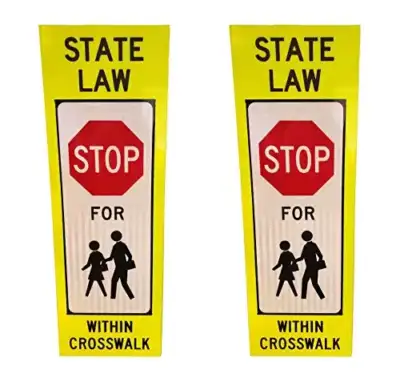 replacement_crosswalk_sign_ within crosswalk