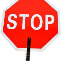 Stop Slow Aluminum Paddle