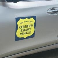 NYS Certified Escort Vehicle Magnet's for Pilot Car. (1 Pair)