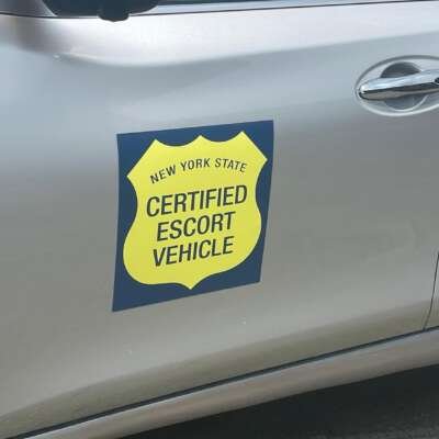 NYS Certified Escort Vehicle Magnet's for Pilot Car. (1 Pair)