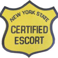 Certified Escort Patch 4" x 4" New York State