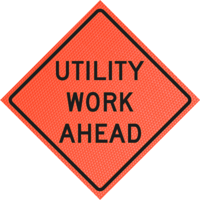 UTILITY WORK AHEAD (W21-7)